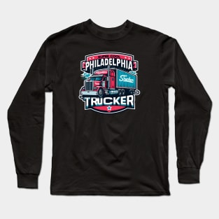 Philadelphia Trucker Long Sleeve T-Shirt